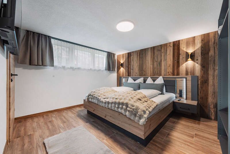 Doppelbettzimmer in der Ferienwohnung Top 1