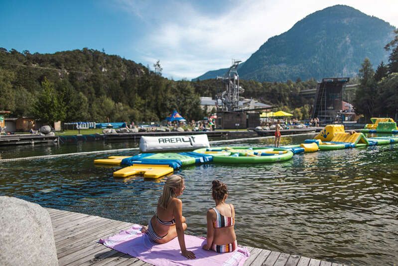 Schwimmern in der Area 47