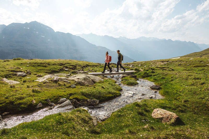 Hiking in Gurgl in summer